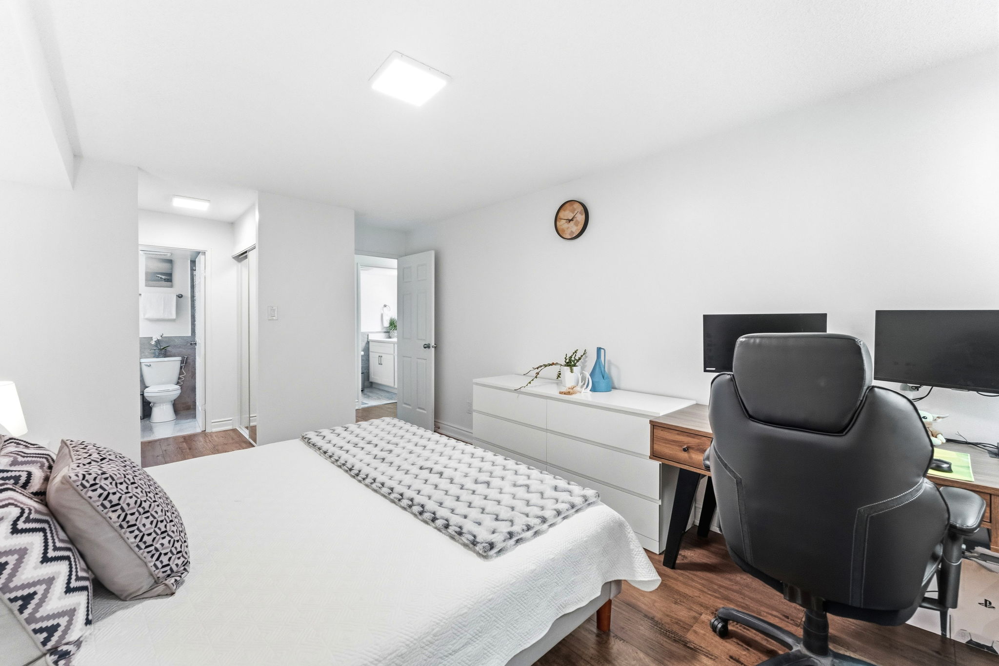 Primary bedroom with ensuite